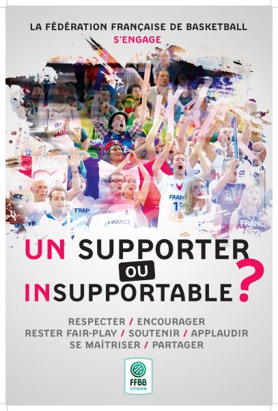 Affiche supporter FFBB citoyen